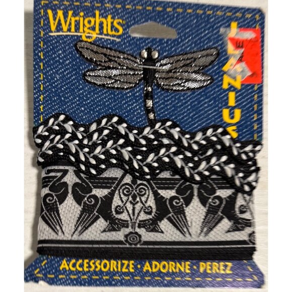 Wrights Jeanius Dragonfly Trim Set of 2 - Picture 4 of 8